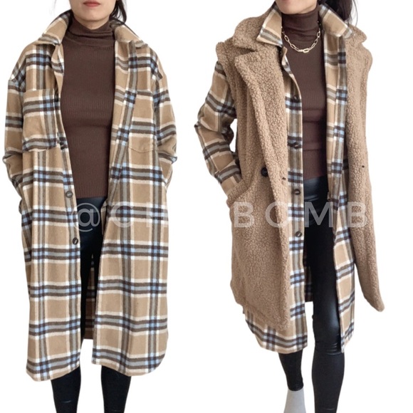 WINTER TEDDY LONG VEST - Picture 3 of 8